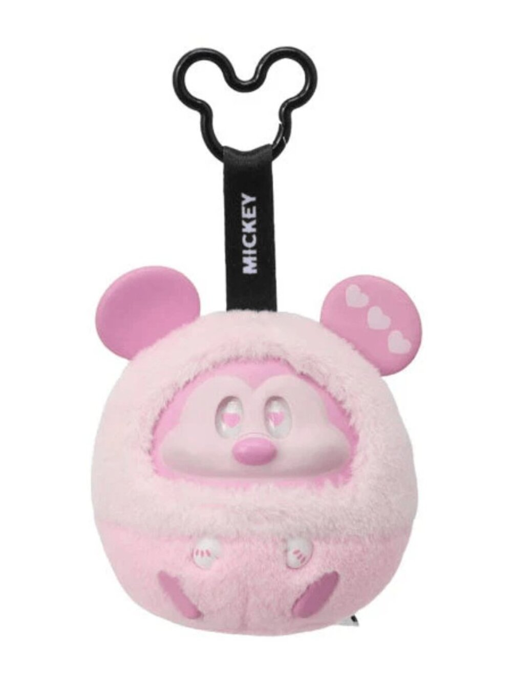 Disney x Pink Mickey Fun Vinyl Plush Pendant - Heart Mickey Sealed Box